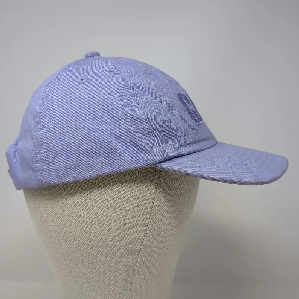 Caterpillar Baseball Cap Purple One Size Strapback Embroidered Logo Cotton hat